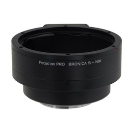Fotodiox Pro Lens Mount Adapter - Bronica S (Z, D, C, S2, C2, EC, EC-TL) Lens to Nikon F (FX, DX) Mount Camera System (such as D7100, D800, D3 and more)