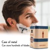 4 Pack Detachable Razor Blade Disposal Container for Used Safety