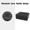 Secure Steel Cash Box with Combination Lock and Removable Tray