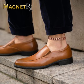 MagnetRX® Copper Anklet for Men – Ultra Strength Magnetic Copper Ankle Bracelet for Men – Effective Magnetic Ankle Bracelet (Men's Anklet)