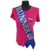 Blue Runner Up Competition Sash - Beautiful Blue Satin Ribbon