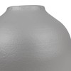 Foreside Home and Garden Textured Vase Gray Metal - Foreside