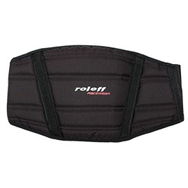 ROLEFF RACEWEAR Padded Textile Kidney Belt with Velcro Fastening RO 94, Black, Size XXL