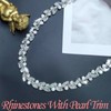 Yhsheen 2 Yards Rhinestone Trim Diamond Crystal Rhinestone Chain Sparkly
