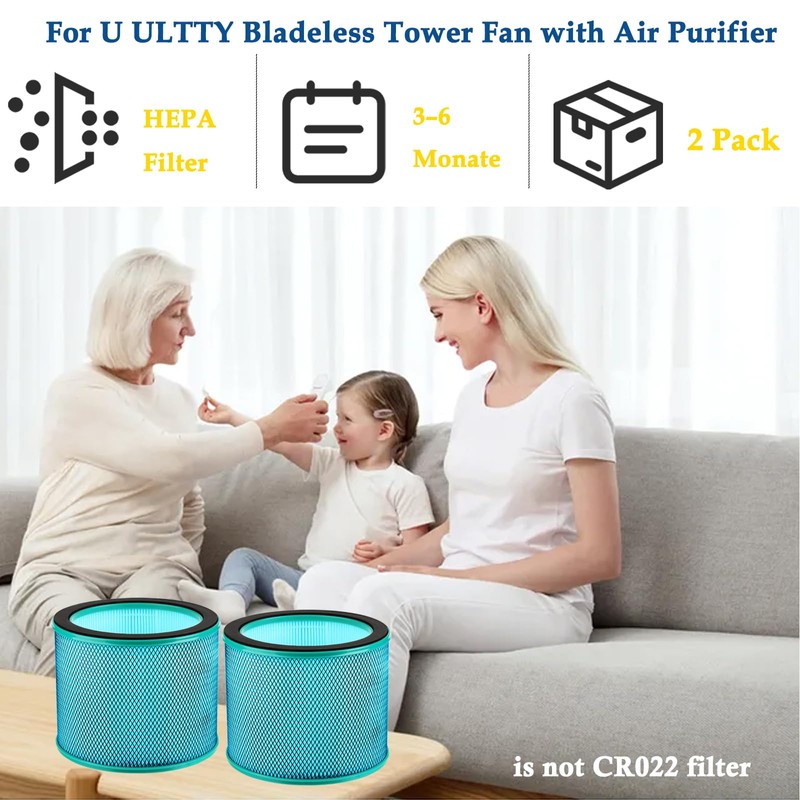 CR020 CR021 Replacement Filter Compatible with U Ultty CR020 /