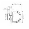 WRS Hollow Bulb Gasket Weather Stripping - 24 Ft Roll