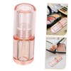 Baluue 6pcs Clear Mini Lip Gloss Tubes with Wand Refillable
