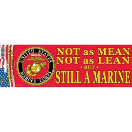 United States Marine Corps Flag License Plate & Bumper Sticker