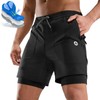 Nepest Mountain Bike Shorts Men's Short MTB Shorts Padded 4D