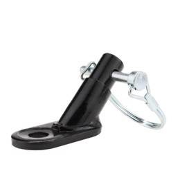Biange Bike Trailer Hitch Connector, Cycling Adapter Accessories (2 Pack, Black)