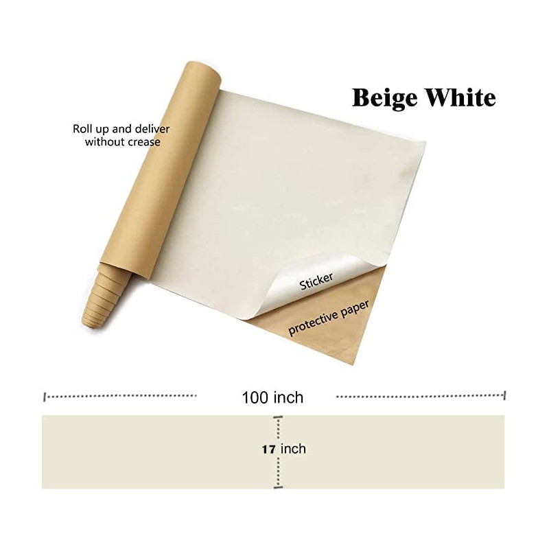 17 by 100 Inches Self-Adhesive Velvet Roll，Self-Adhesive Flocking for Jewelry