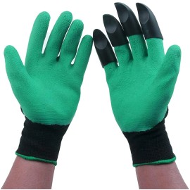 Right Handed Garden Gloves with Fingertips Claws Quick Easy to Dig 2 pairs
