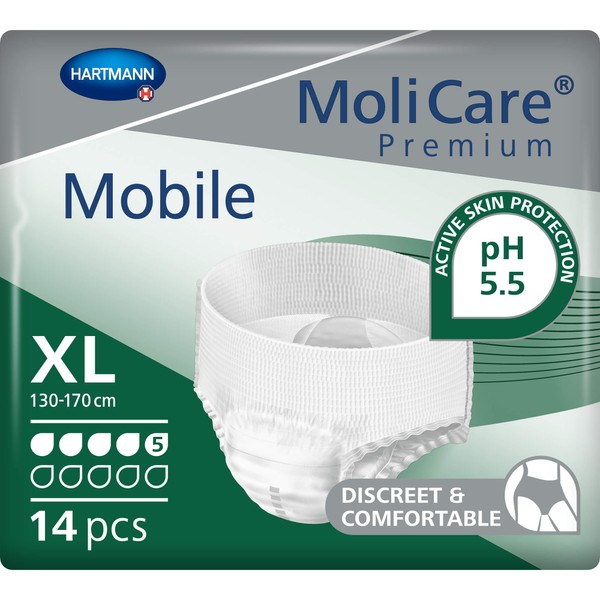 Nicht vorhanden MoliCare Premium Mobile 5 Tropfen Gr. XL, 14