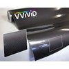 VViViD Black Carbon Fibre High Gloss Vinyl Wrap Adhesive Film