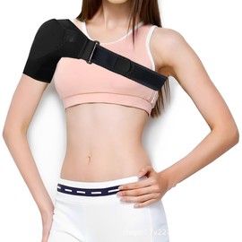 Soporte para Hombro Ajustable, Soporte de Hombro con Manga de Compresión Ajustable para Hombre y Mujer, Compresion, Hombrera Ortopedica, Soporte Artritis