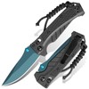 Folding Pocket Knife with CPM Steel Blade & Nylon Handle