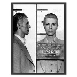 Masters of Fate David Bowie Front And Side Celebrity Mugshot Poster Remastered Print Digital Painting 4MUG (11X14)