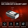 Streamlight 61627 SL-Sidesaddle USB 400-Lumen Rechargeable Hands-Free Universal Hard Hat,