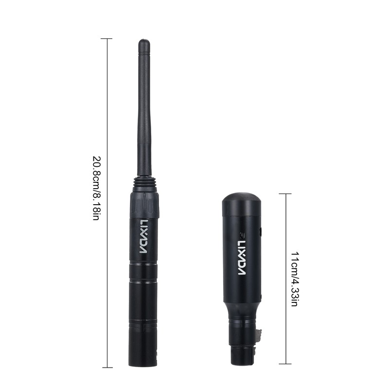 Lixada DMX512 2.4G Wireless Transmitter Receiver Set 126 Channels for