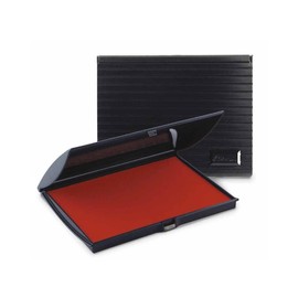 Infusion 5" x 7" Large Stamp Ink Pad for Rubber Stamps, Your Go to Large Stamp Ink Pad for Bright Color, Even Coverage and Durability, Red Stamp Pad