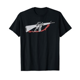 Vintage M16 Rifle US Military T-Shirt