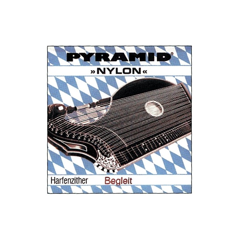 Pyramid Zither Strings Nylon Harp/Air Resonance Zither Set 604/Bg