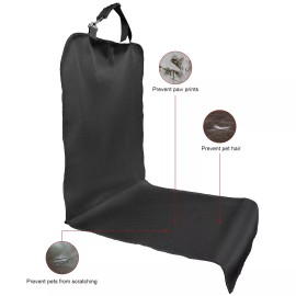 Unbranded Pair Pet Cat Travel Dog Seat Cover Car Front Seat Protector Padded Mat Cushion