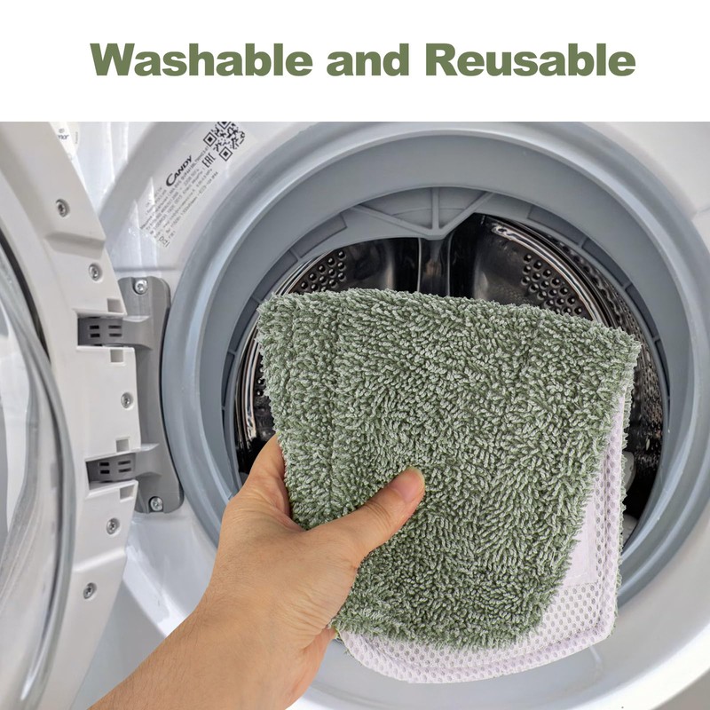 4 Pack Steam Mop Pads Compatible with GorFanty GF-6610B/GF-6610, Neugo