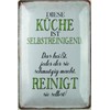 Generisch Tin Sign 20 x 30 cm Curved This Kitchen
