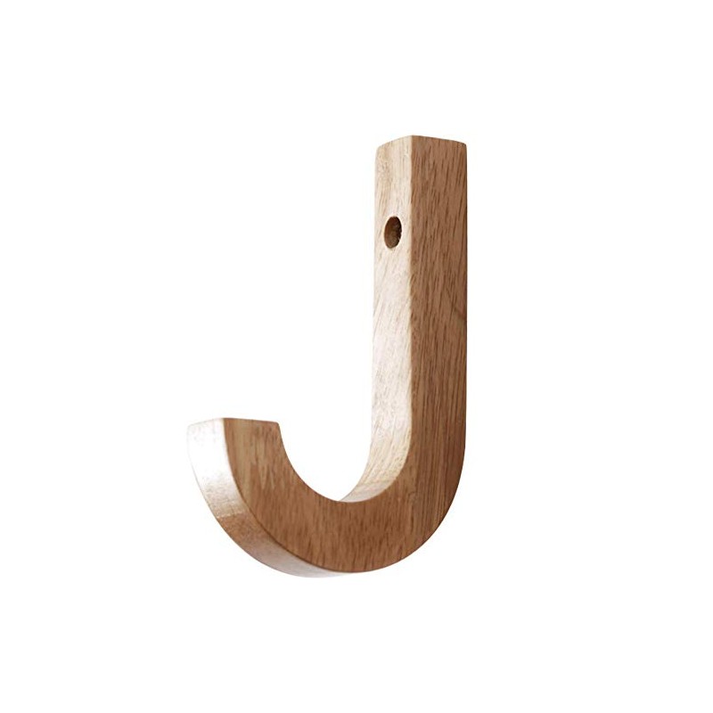 Chiyami Wooden Wall Hook, Wall Hook, Drilled Hole, Hanger, Scandinavian