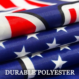 250th Year Anniversary USA Flag Outdoor 3x5 Double Sided- 3Ply 240D 4 Rows Stitched- 1776-2026 250th Birthday Flag Blue- UV Fade Resistant With Canvas Header & 2 Brass Grommets