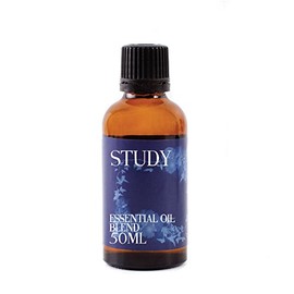 Mystix London | Study Pure & Natural Essential Oil Blend 50ml - for Diffusers, Aromatherapy & Massage Blends | Perfect as a Gift | Vegan, GMO Free