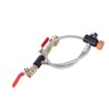 CO2 Universal External Hose Adapter G5/8-14 24in Dual Valve Soda