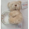 GUND Baby Gund My First Teddy Plush Rattle Ring NWT