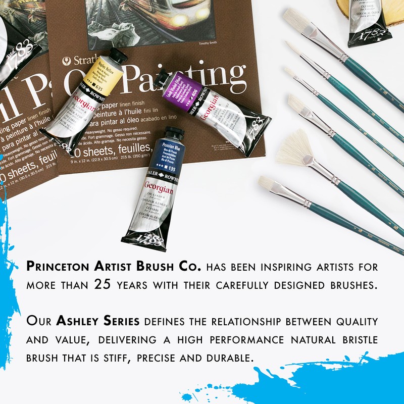 Princeton 5200 – Compartments Paint Brush – Natural – 6