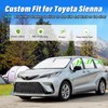 KMF 8pcs Thicken Full Sun Shades for Toyota Sienna 2021-2025