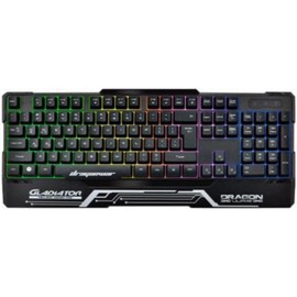 Teclado Gamer Dragon XT USB Mecánico Iluminado RGB Anti-Ghosting Modelo NE-484                                                                        