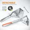 Potato Ricer, Stainless Steel Potato Masher for Commercial and Home