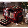 ZOBER All in One Christmas Ornament Storage Box & Decoration