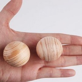 3cm pure cypress massage ball 1 set 2 balls wooden massage ball ball acupressure 10ea