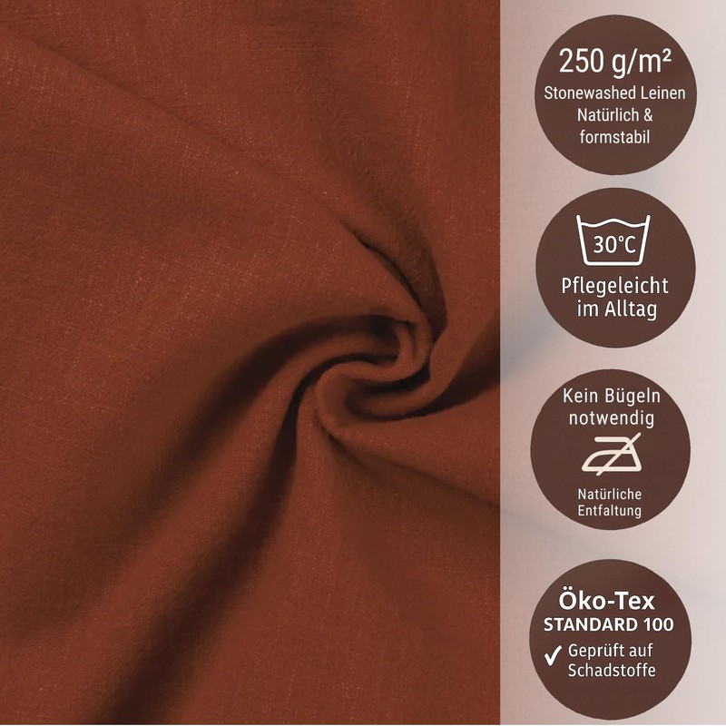 chambry Tablecloth 100% Linen Stonewashed - Handmade in Germany -