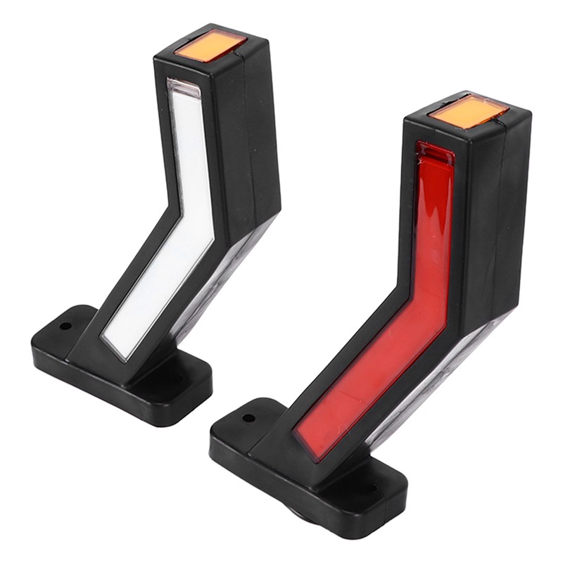 2pcs LED Side Marker Light IP67 Waterproof 12‑24V Indicator Lamp
