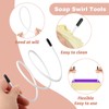 UNIFAMILY Flexible Soap Swirl Tools, 25.6" Bendable Hanger Swirl Wire