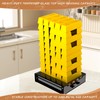 Vertuo Pod Holder Drawer with Deluxe Black Tempered Glass Top,