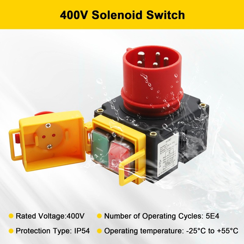 Machine Switch 400 V, 3-Phase Motor Protection Switch with 5P