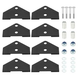 2'' Front & Rear Leveling Lift Kits Full Lift Kit Compatible with Polaris UTV Ranger RZR 800 2008-2014, Ranger RZR 4 800 2012-2014, 2 in Rise Mount Brackets