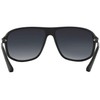 Emporio Armani EA4029-50638G Lunettes de Soleil CAOUTCHOUC NOIR avec Lentille