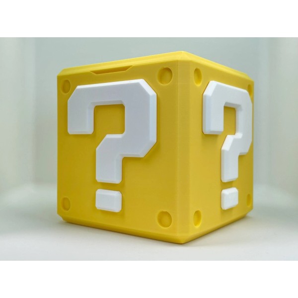 Mario Question ? Block Box Pen Holder Self-Watering Planter Pot