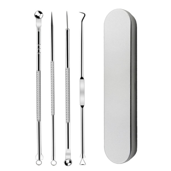 4 Pieces Stainless Steel Acne Needles, Blackhead Remover Tools Pimple
