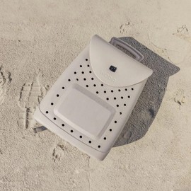 Woda Bag The Ultimate EVA Backpack | Washable, Lightweight and Durable | Zipper Pocket Dry Bag, For Beach, Pool, & Boat (Sand, Mini Woda Bag)